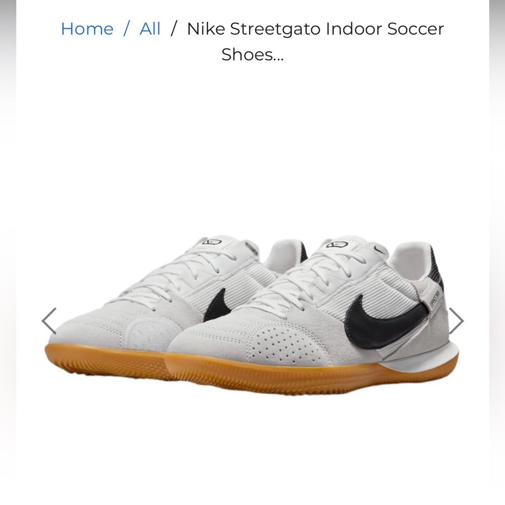 Nike Streetgato Indoor Soccer Shoes: Barely Worn! KIDS 5 (Women’s 6.5)